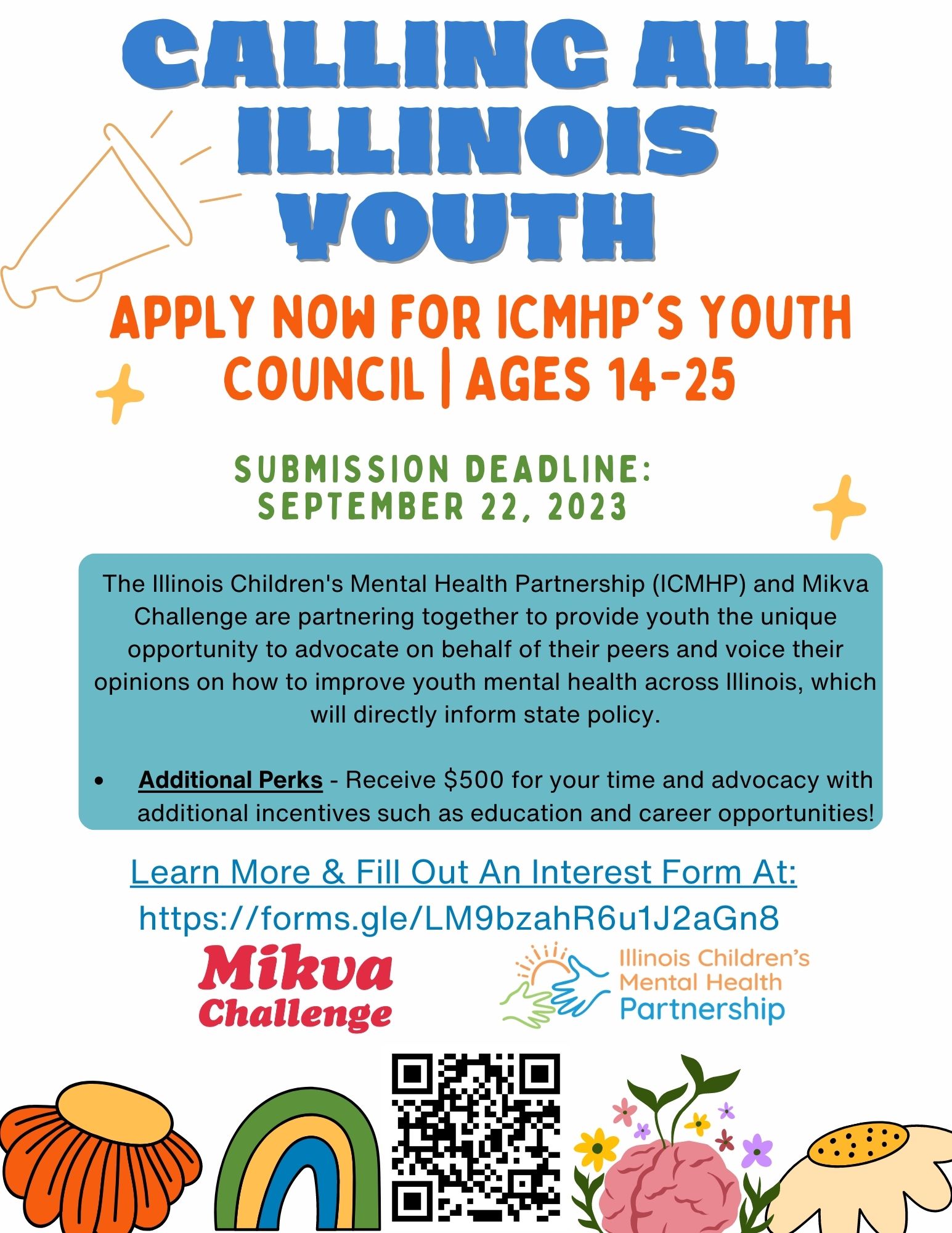 ICMHP Youth Council Flyer